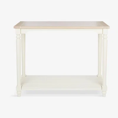 John Lewis Laura Ashley Dorset Console Table, Cream/Natural