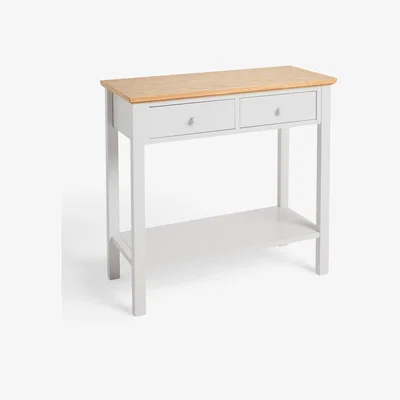John Lewis John Lewis ANYDAY Wilton 2 Drawer Console Table, Linen