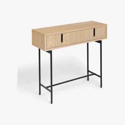 John Lewis John Lewis & Partners Stave Storage Console Table, Natural
