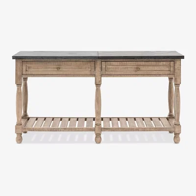 John Lewis Gallery Direct Selma 2 Drawer Console Table, Natural