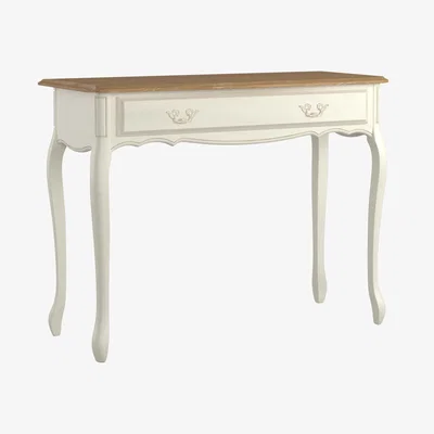 John Lewis Laura Ashley Provencale 1 Drawer Console Table, Ivory