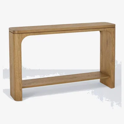 John Lewis John Lewis Solace Console Table, Mid Toned Oak