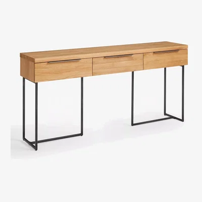 John Lewis John Lewis Calia Large Console Table, Oak