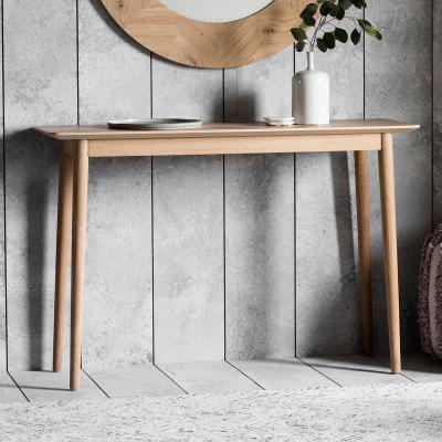 Knees Milano Light Oak Console Table
