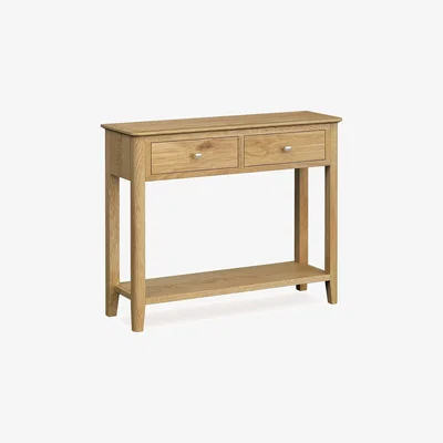 Knees Nancy Light Oak Console Table