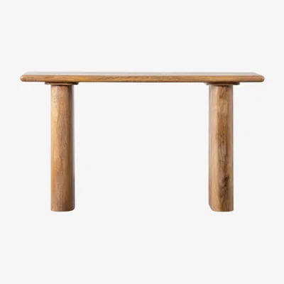 Knees Veria 135cm Rectangle Mango Wood Console Table - Brown