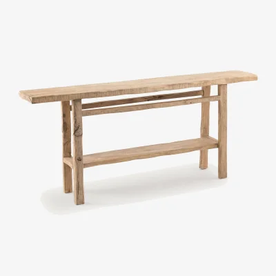 La Redoute Sumiko XL Recycled Solid Elm Console Table