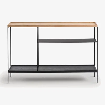 La Redoute Tidder Metal & Oak Veneer Console Table