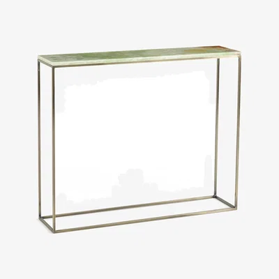 La Redoute Mahaut Jade and Metal Console Table