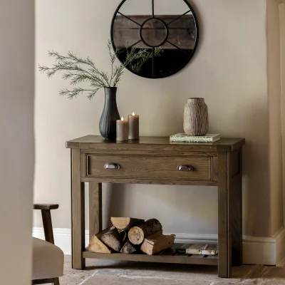 La Redoute Toledo Oak 1 Drawer Console Table
