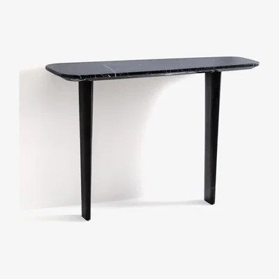 La Redoute Dolmena Marble & Metal Console Table