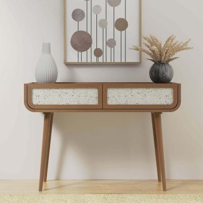La Redoute Ozen Stone & Mango Wood Console Table