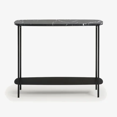 La Redoute Arambol Marble & Metal Console Table