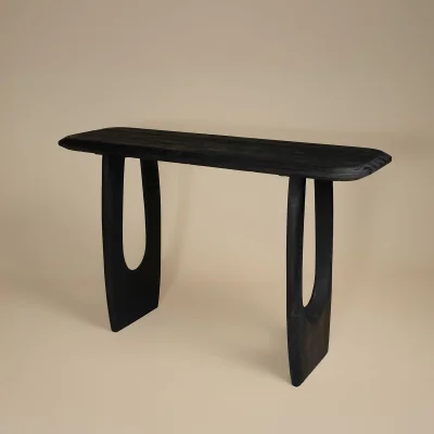 La Redoute Shou Oval Mango Wood Console Table