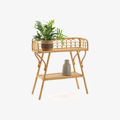 La Redoute Malu Vintage Rattan Cane Console