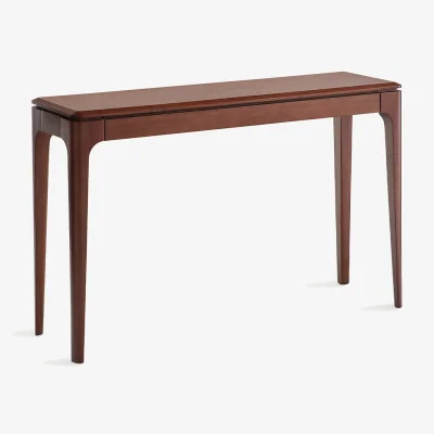 La Redoute Sanara Solid Walnut and Veneer 1-Drawer Console Table