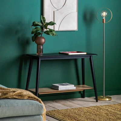 La Redoute Morena Oak Console Table with Shelf