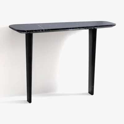 La Redoute Dolmena Marble & Metal Console Table