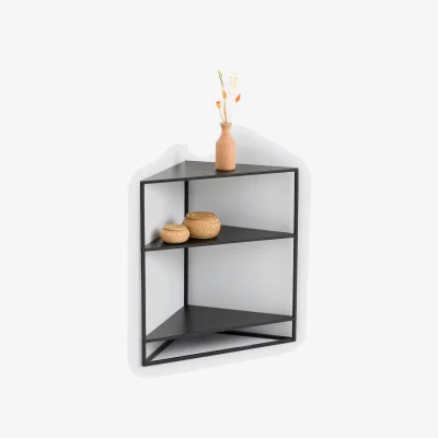 La Redoute Miva Steel Corner Console Table