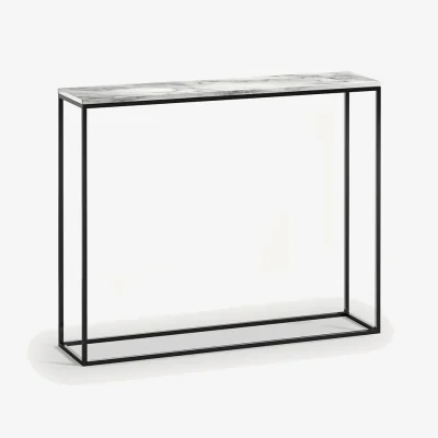 La Redoute Mahaut Marble & Metal Console Table