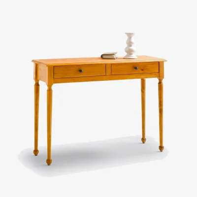 La Redoute 2-Drawer Console Table in Solid Pine and MDF