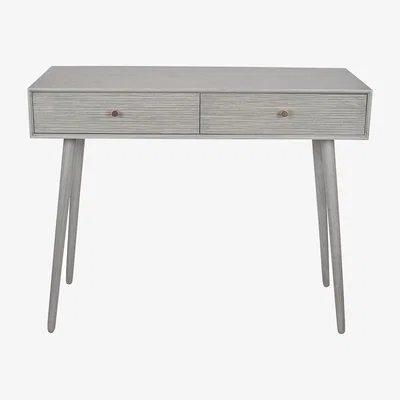La Redoute Scandi Textured Wood 2 Drawer Console Table