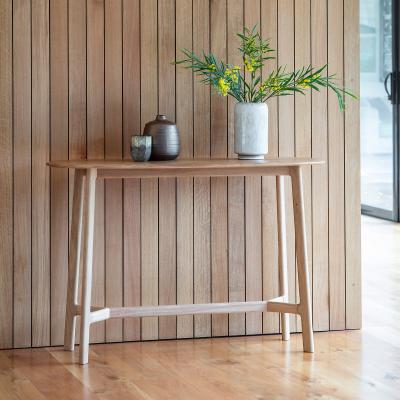 La Redoute Murwara Oak Oval Console Table