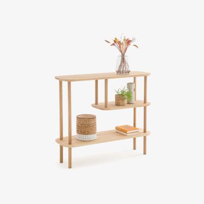 La Redoute Crueso Asymmetric Solid Oak Console