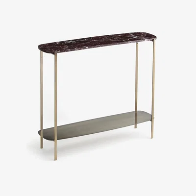La Redoute Arambol Rounded Marble Console Table