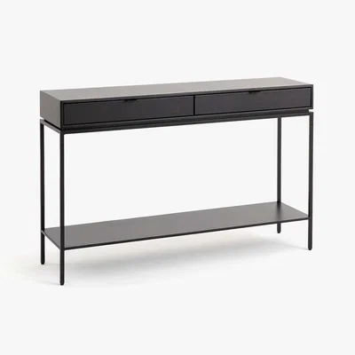 La Redoute Réalto Leather & Metal Console Table