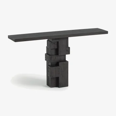 La Redoute Kimal Console Table in Stained Oak