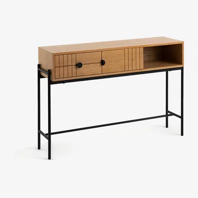 La Redoute Clara Oak Console Table with Storage