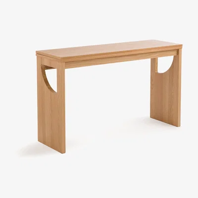 La Redoute Minimal Oak Veneer Console Table