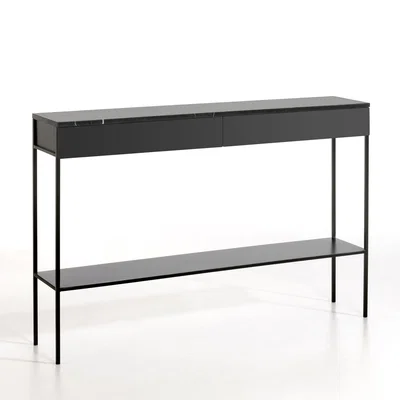 La Redoute FEBEE Marble Top & Metal Console Table