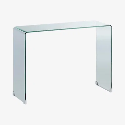 La Redoute Cristalline Tempered Glass Console Table