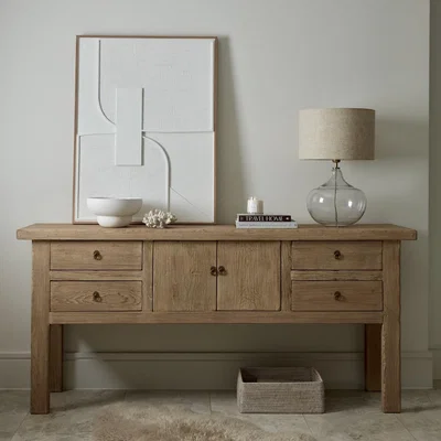 Layered Lounge Langley Reclaimed Wooden Console Table Large