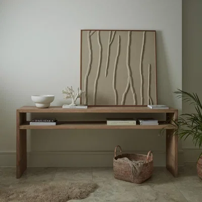 Layered Lounge Beacon Reclaimed Wooden Console Table