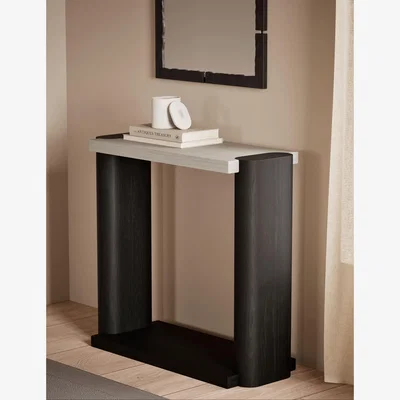 Marks & Spencer M&S X Kelly Hoppen Console Table - Charcoal Mix, Charcoal Mix
