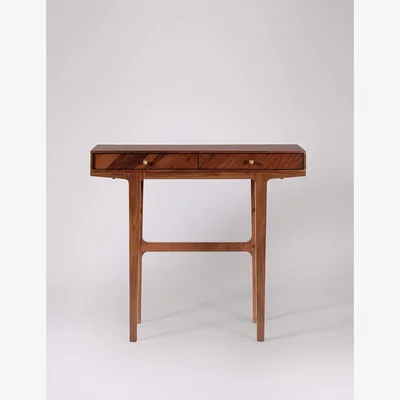 Marks & Spencer Swoon Noah Acacia Wood 2 Drawer Console Table Brown