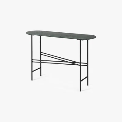 Made.com Ailish Console Table, Green Marble
