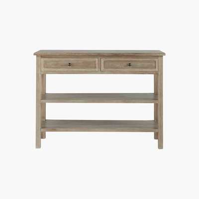 Maisons du Monde Paulownia wood console, W 110cm - Cavaillon Cavaillon