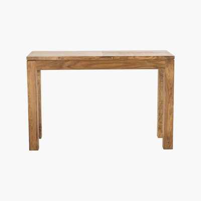 Maisons du Monde Solid Sheesham Wood Console Table W 120cm Stockholm