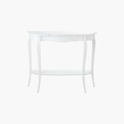 Maisons du Monde Wooden console table in white W 94cm Séraphine