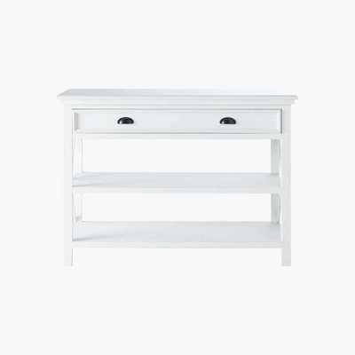 Maisons du Monde Wooden console table, white, L 120 cm Newport