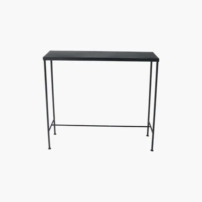 Maisons du Monde Metal industrial console table in black W 90cm Edison