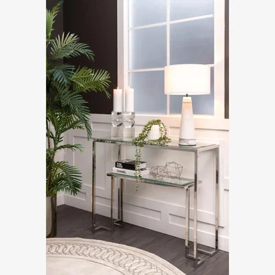 My Furniture Anta Silver Console Table