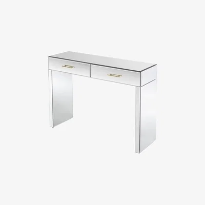 My Furniture Harper Console Table – Champagne Gold Details