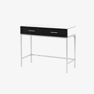 My Furniture Trio Black Console Table