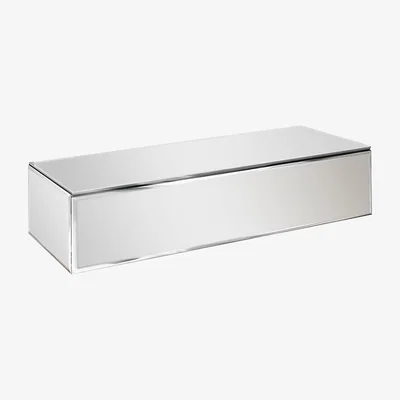 My Furniture Inga Mirrored Floating Console Table 