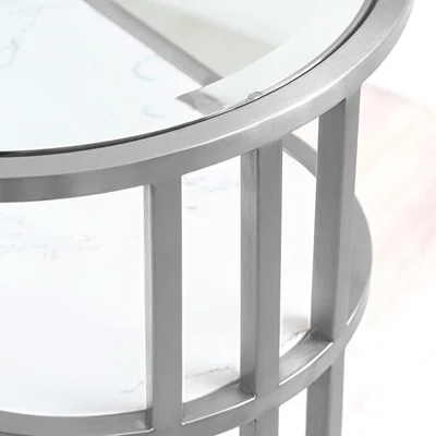 My Furniture Aria Console Table Silver